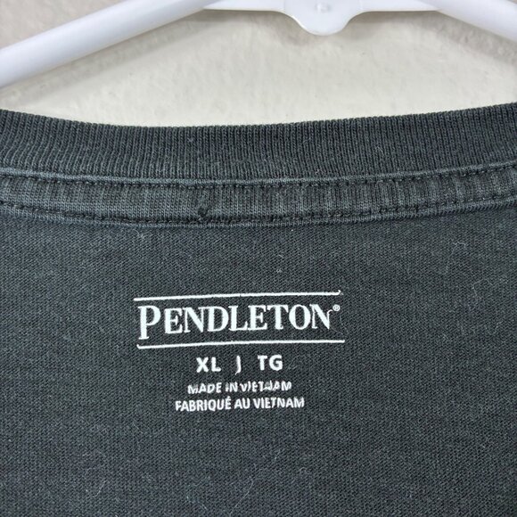 Pendleton Women’s Deschutes Embroidered Tee Harding Motif Sz XL Aztec Americana - Picture 4 of 6